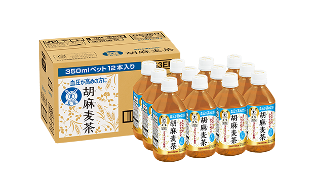 サントリー 胡麻麦茶（特定保健用食品）350ml×12本入り１ケース