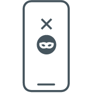 シークレットモードで閲覧しているイメージ